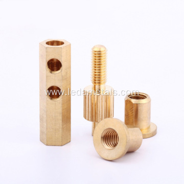 Customize Brass Copper Screw Parts CNC Machining Service